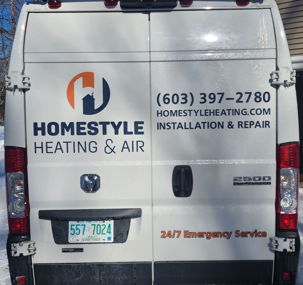 CTA from Homestyle Heating and Air at work